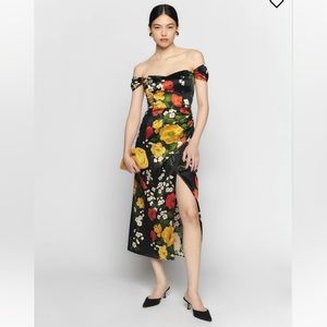 Reformation Genesis silk dress size 2 - worn once